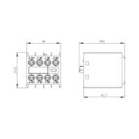 Модуль блок-контактов Siemens для контакторов 3RH2911-1FA22 3RH29111FA22