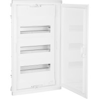 Встраиваемый щит Legrand Nedbox с дверью белой RAL 9010 3 рейки 36+6 модулей 001413