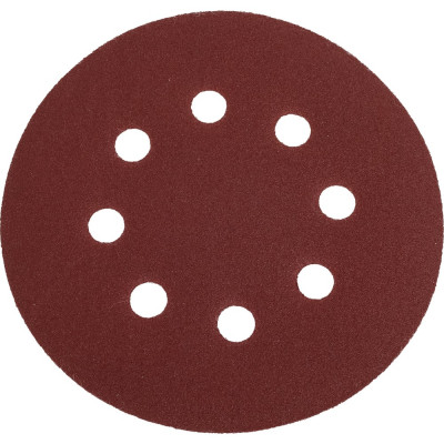 Лист шлифовальный (5 шт; 125 мм; 8 отверстий; Р180) REDVERG 920501 6624186