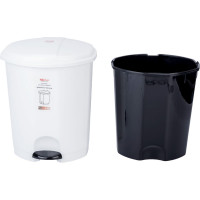 Контейнер для мусора Elf Plast с педалью, 11 л, в ассортименте, пластик ХТ200