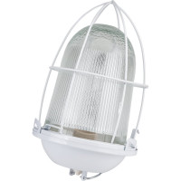 Светильник с решеткой ЭРА НСП 41-200-003 Желудь сталь стекло IP54 E27 max 200Вт белый Б0052020