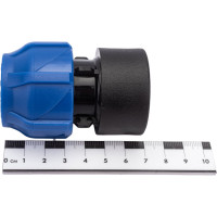 Компрессионная соединительная муфта VALFEX ПНД, с внутренней резьбой, 25x1" 121001225100