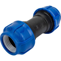 Компрессионный переходной тройник VALFEX ПНД, с наружной резьбой, 50-1 1/4"-50 1210025011450