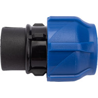 Компрессионная соединительная муфта VALFEX ПНД, с внутренней резьбой, 25x1/2" 121001225012