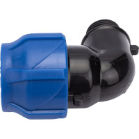 Компрессионный отвод VALFEX ПНД, с наружной резьбой, 25x1/2" 1210012425012