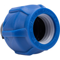 Компрессионный отвод VALFEX ПНД, с наружной резьбой, 25x3/4" 1210012425034