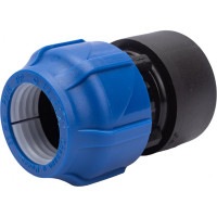 Компрессионная соединительная муфта VALFEX ПНД, с внутренней резьбой, 32x1 1/4" 121001232114