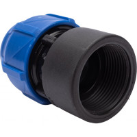 Компрессионная соединительная муфта VALFEX ПНД, с внутренней резьбой, 32x1 1/4" 121001232114