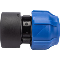 Компрессионная соединительная муфта VALFEX ПНД, с внутренней резьбой, 32x1 1/4" 121001232114