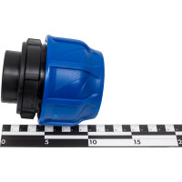 Компрессионная соединительная муфта VALFEX ПНД, с внутренней резьбой, 63x1 1/2" 121001263112