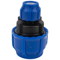 Компрессионная переходная муфта VALFEX ПНД, 40-20 121001214020