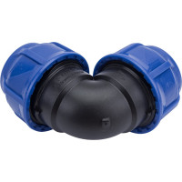 Компрессионный присоединительный отвод VALFEX ПНД, 50-50 121001215050