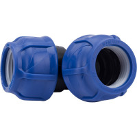 Компрессионный присоединительный отвод VALFEX ПНД, 50-50 121001215050