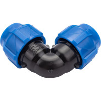 Компрессионный присоединительный отвод VALFEX ПНД, 20-20 121001212020