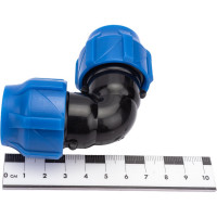 Компрессионный присоединительный отвод VALFEX ПНД, 20-20 121001212020