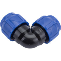 Компрессионный присоединительный отвод VALFEX ПНД, 25-25 121001212525