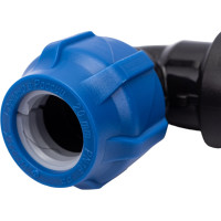 Компрессионный отвод VALFEX ПНД, с внутренней резьбой, 20x3/4" 1210012320034