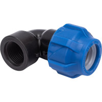 Компрессионный отвод VALFEX ПНД, с внутренней резьбой, 20x1/2" 1210012320012