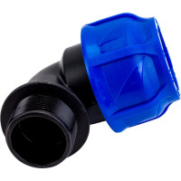 Компрессионный отвод VALFEX ПНД, с наружной резьбой, 50x1 1/2" 1210012450112