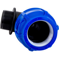 Компрессионный отвод VALFEX ПНД, с наружной резьбой, 50x1 1/2" 1210012450112