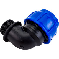 Компрессионный отвод VALFEX ПНД, с наружной резьбой, 50x1 1/2" 1210012450112