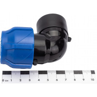 Компрессионный отвод VALFEX ПНД, с внутренней резьбой, 25x3/4" 1210012325034