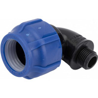 Компрессионный отвод VALFEX ПНД, с наружной резьбой, 32x1/2" 1210012432012