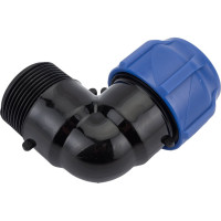 Компрессионный отвод VALFEX ПНД, с наружной резьбой, 32x1 1/4" 1210012432114