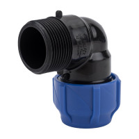 Компрессионный отвод VALFEX ПНД, с наружной резьбой, 32x1 1/4" 1210012432114