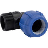 Компрессионный отвод VALFEX ПНД, с наружной резьбой, 32x1 1/4" 1210012432114