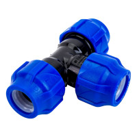 Компрессионный тройник VALFEX ПНД, 20-20-20 1210012202020