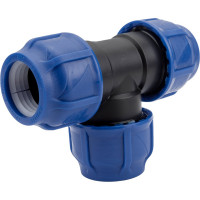 Компрессионный тройник VALFEX ПНД, 40-40-40 1210012404040