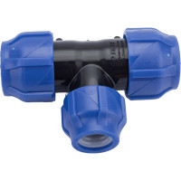 Компрессионный переходной тройник VALFEX ПНД, 25-20-25 1210012252025