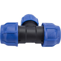 Компрессионный переходной тройник VALFEX ПНД, 40-32-40 1210012403240