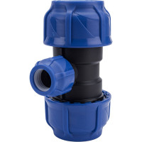 Компрессионный переходной тройник VALFEX ПНД, 50-25-50 1210012502550