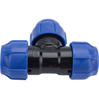 Компрессионный тройник VALFEX ПНД, 32-32-32 1210012323232