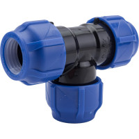 Компрессионный тройник VALFEX ПНД, 32-32-32 1210012323232