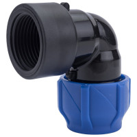 Компрессионный отвод VALFEX ПНД, с внутренней резьбой, 25x1" 1210012325100