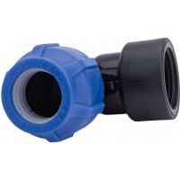 Компрессионный отвод VALFEX ПНД, с внутренней резьбой, 25x1" 1210012325100