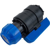 Шаровой кран VALFEX ПНД компрессионный цанга - внутренняя резьба, разборный 32x1" 1210012532100