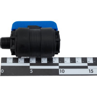 Компрессионный шаровой кран VALFEX ПНД НР/ВН резьба разборный 1/2"-1/2"Ду16 1210016012012