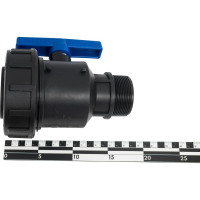 Компрессионный шаровой кран VALFEX ПНД НР/ВН резьба разборный 2"-2"Ду46 1210012200200