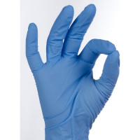 Одноразовые текстурированные перчатки TEGERA нитрил, размер 10 84501-10