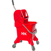 Одноведерная тележка HQ profiline с универсальным отжимом, красная, 31 л 74621