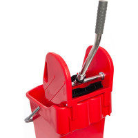 Одноведерная тележка HQ profiline с универсальным отжимом, красная, 31 л 74621