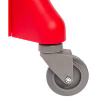 Одноведерная тележка HQ profiline с универсальным отжимом, красная, 31 л 74621