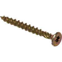 Саморез по дереву HIMTEX проф. желт. потай Torx 15, 3,5x35, 500 шт. 03535Fh