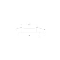 Встраиваемый светильник Elektrostandard 122 MR16, белый a053353