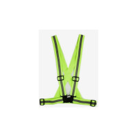 Сигнальный светоотражающий жилет СИМАЛЕНД с регулируемым размером, салатовый 3298977