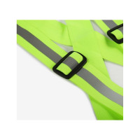Сигнальный светоотражающий жилет СИМАЛЕНД с регулируемым размером, салатовый 3298977